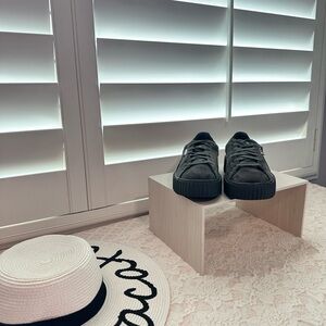FENTY x PUMA by Rihanna Gray Velvet Creepers